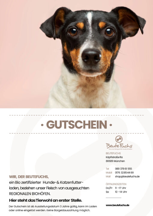 Gutschein Hund